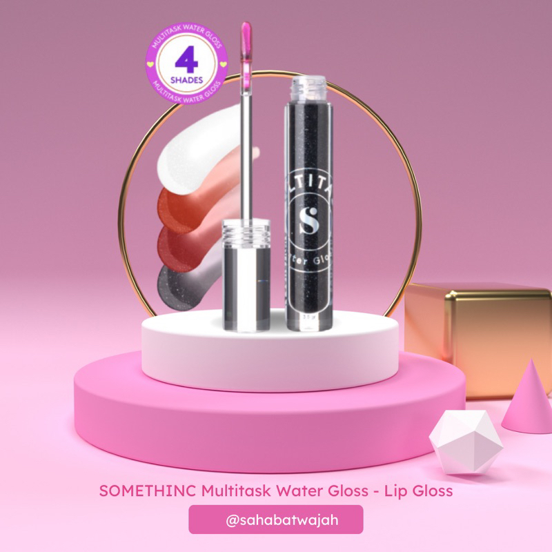 Jual SOMETHINC MULTITASK WATER GLOSS Lip Gloss Viral Halal Shopee