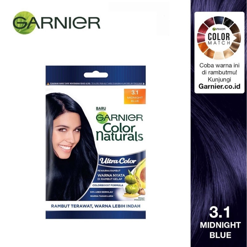 Jual Garnier Hair Color Natural Sachet Pewarna + Developer 20ml + 20gr ...