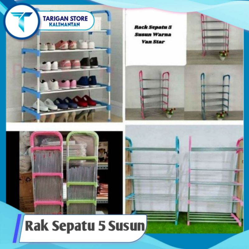 Jual Rak Sepatu 5 Susun /Rak Tempat Sepatu/Rak | Shopee Indonesia