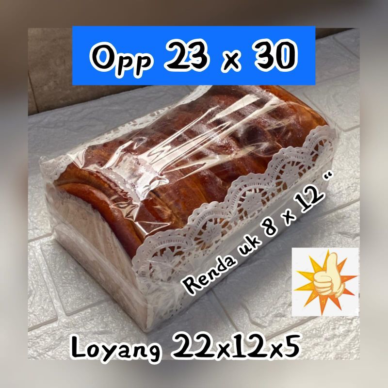 Jual PLASTIK OPP POLOS SEAL ATAS UK. 23X30 (30 micron) ~ Plastik Roti ...