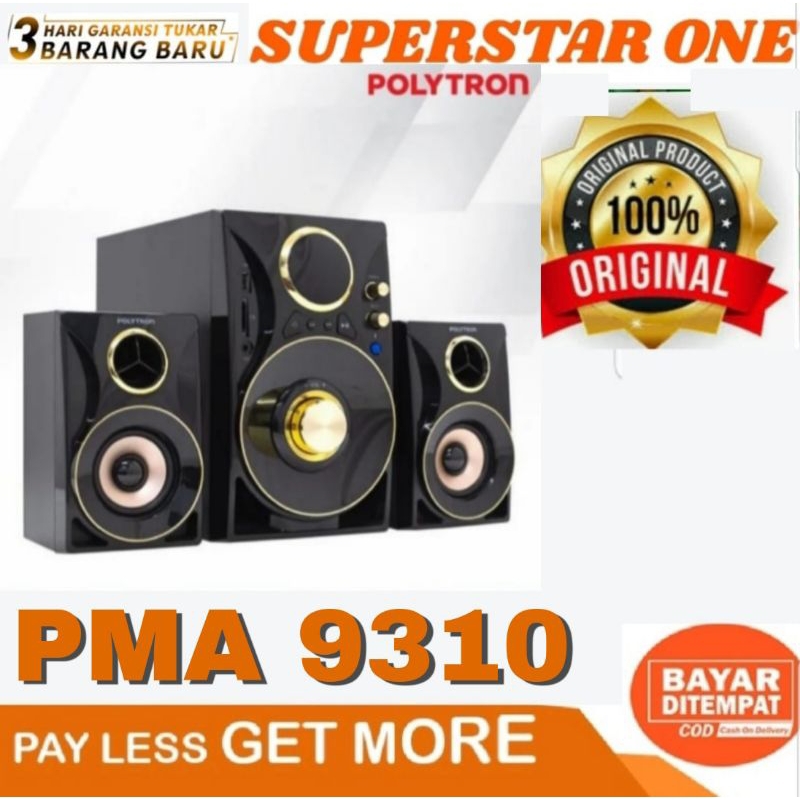 Jual Speaker Bluetooth Polytron Pma 9310 Multimedia Audio Shopee