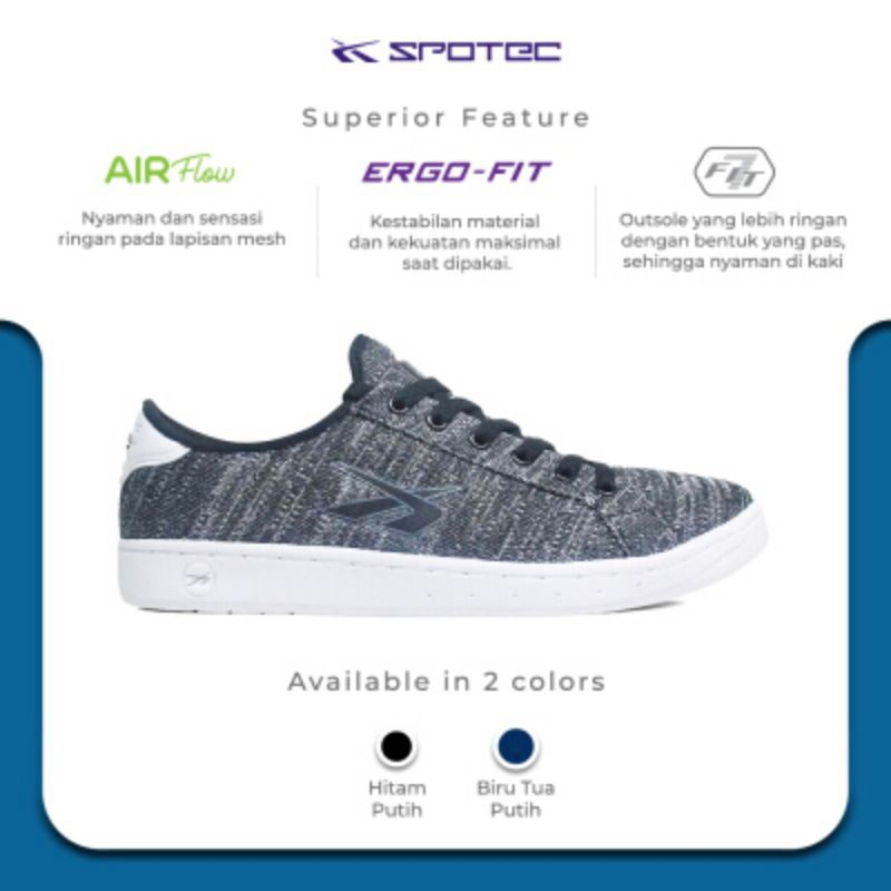 Jual SPOTEC Sepatu SNEAKER Artikel SUPERIOR | Shopee Indonesia