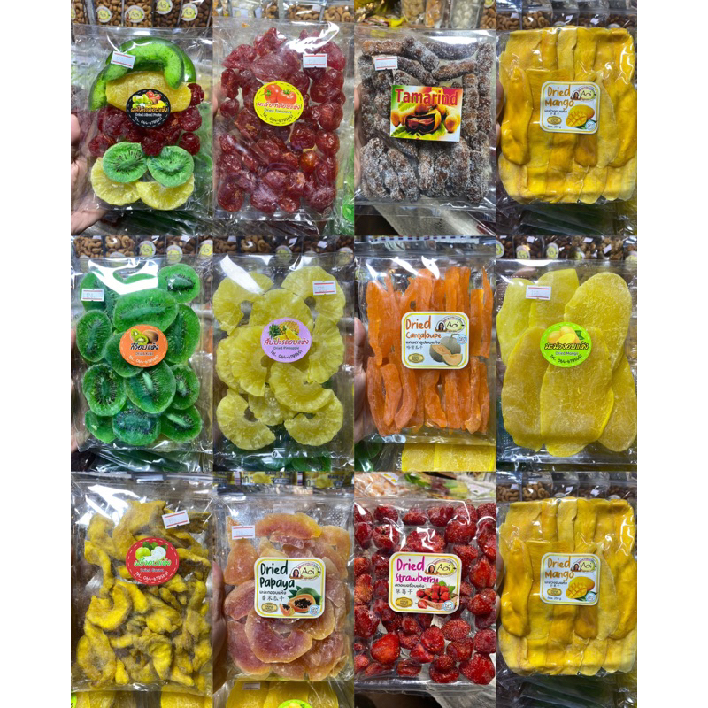 Jual DRIED FRUIT THAILAND ORI LANGSUNG DARI THAILAND / MANISAN BUAH