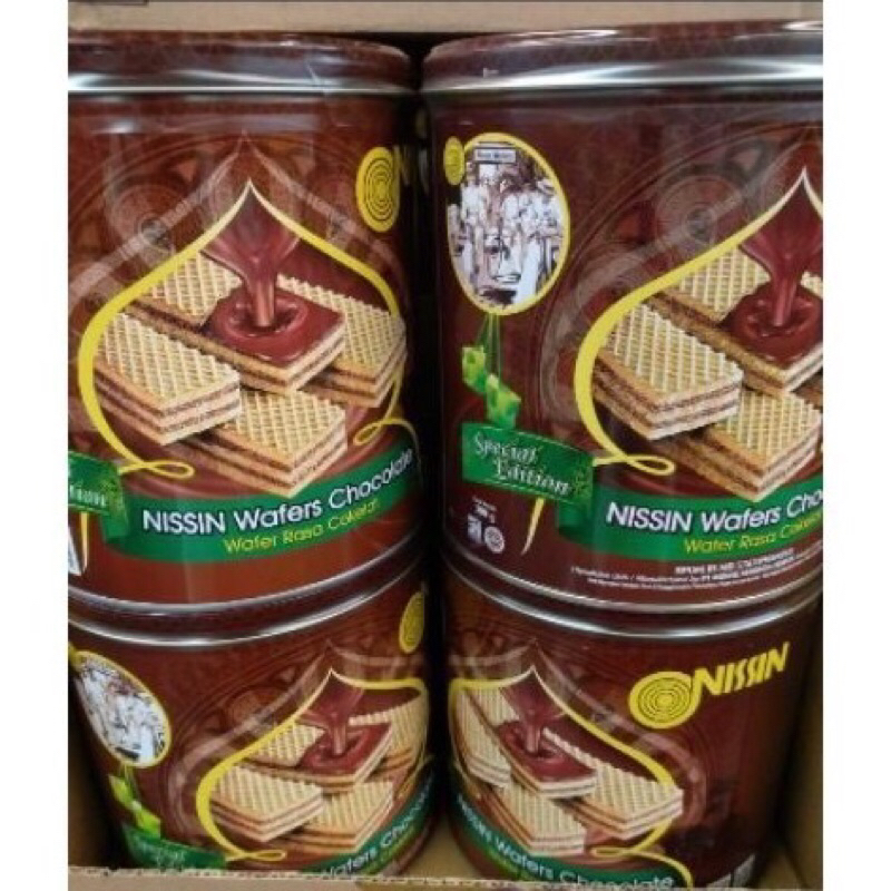 Jual Nissin Wafer Kaleng 600 Gr Shopee Indonesia