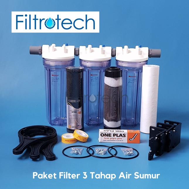 Jual Paket Housing Filter Air Sumur Karat Besi Tahap Housing