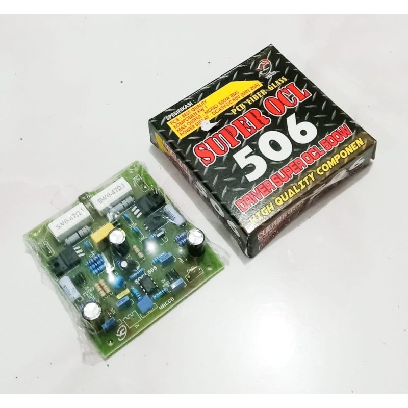 Jual Kit Driver Power Amplifier SOCL 506 Komponen Pilihan PCB FIBER By