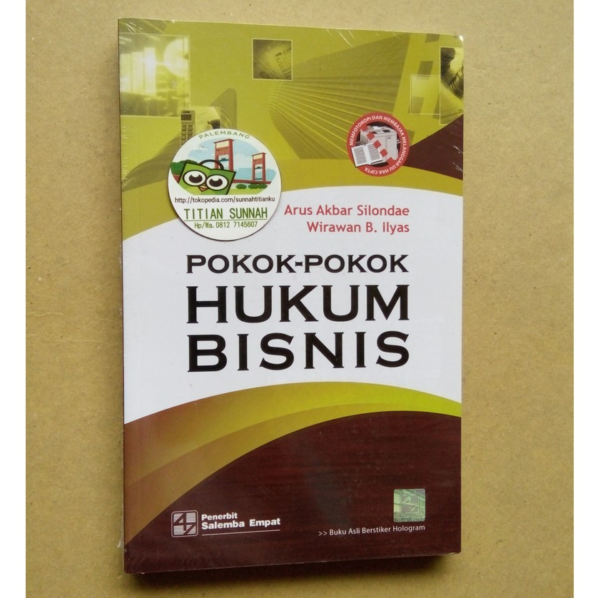 Jual Pokok Pokok Hukum Bisnis By Arus Akbar Silondae / ROGABENOVEL ...