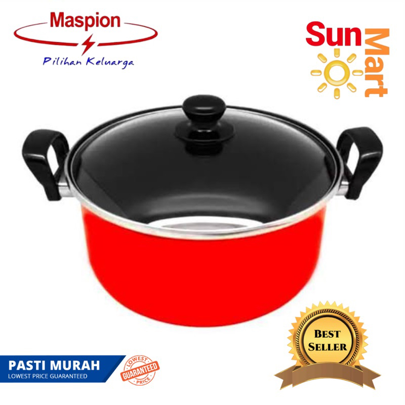 Jual TERMURAH!! Panci Teflon Maspion Dutch Oven 24cm | Panci Maslon ...