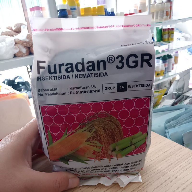 Jual Furadan original insektisida furadan 1kg 2Kg | Shopee Indonesia
