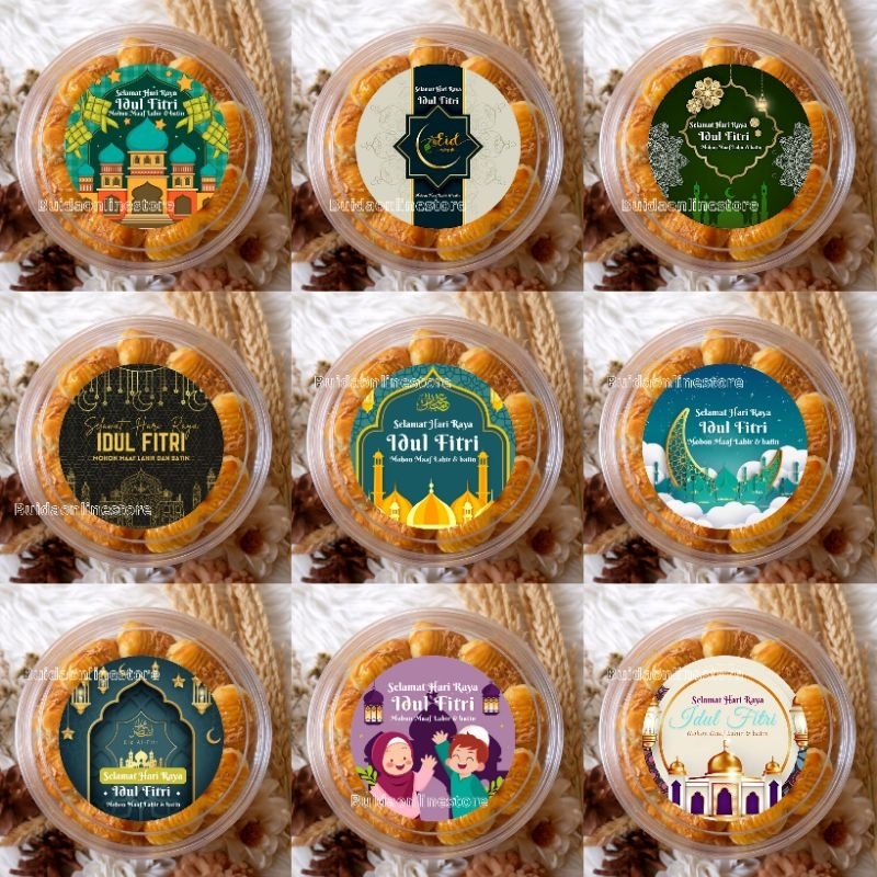 Jual Stiker Sticker Label hangtag Lebaran Selamat Hari Raya Idul Fitri ...