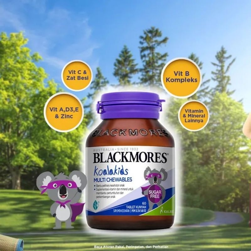 Jual Blackmores Superkids Multi Chewables 60 Tablet Shopee Indonesia