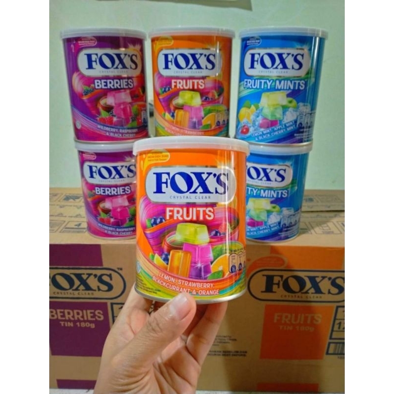 Jual Permen Foxs Kaleng 180g Shopee Indonesia 6146