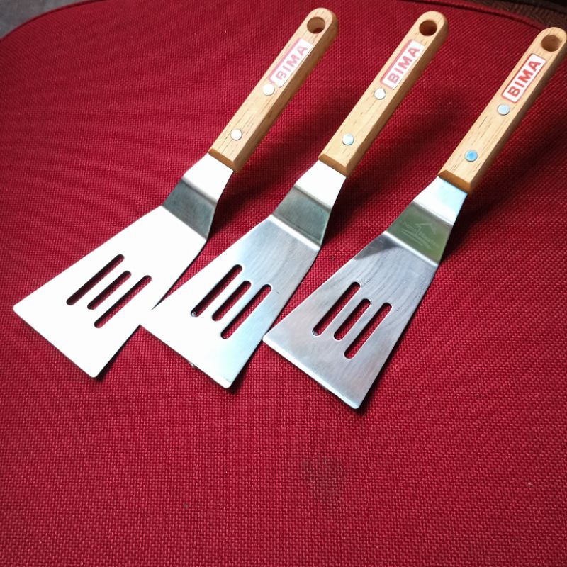 Jual [BIMA CENTER] SPATULA ROTI BAKAR PREMIUM BAHAN STAINLESS STEEL ...