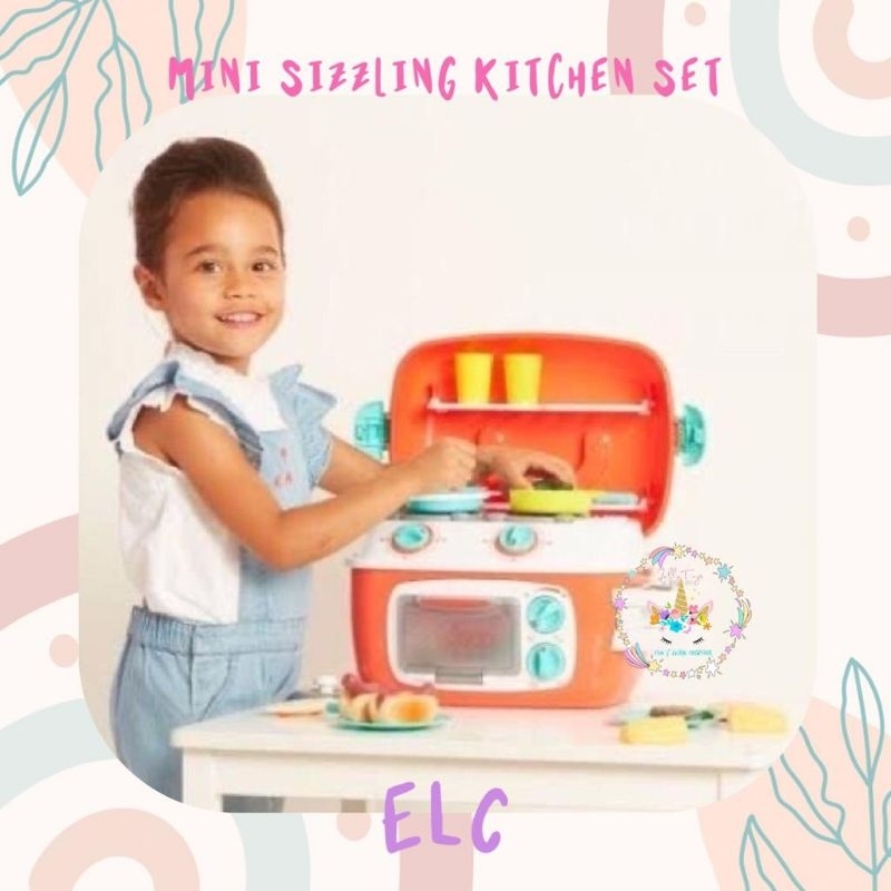 Jual ELC MINI SIZZLING KITCHEN SET ORIGINAL RED MAINAN MASAK MASAKAN ANAK | Shopee Indonesia