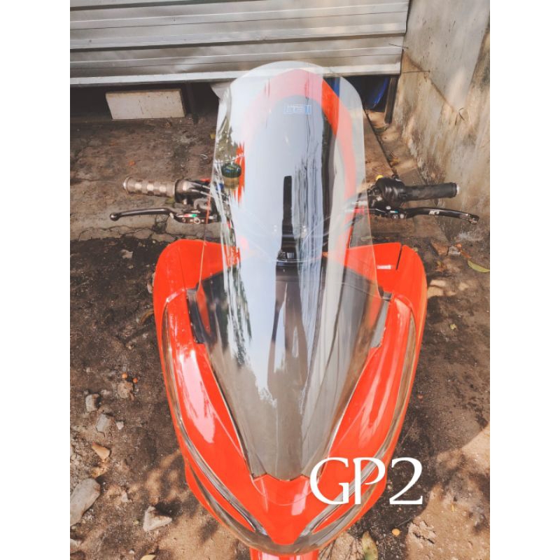 Jual Windshield Honda Pcx Higrid Tipe Turing Tinggi Cm Tebal Mili Visor Pcx Haigrid