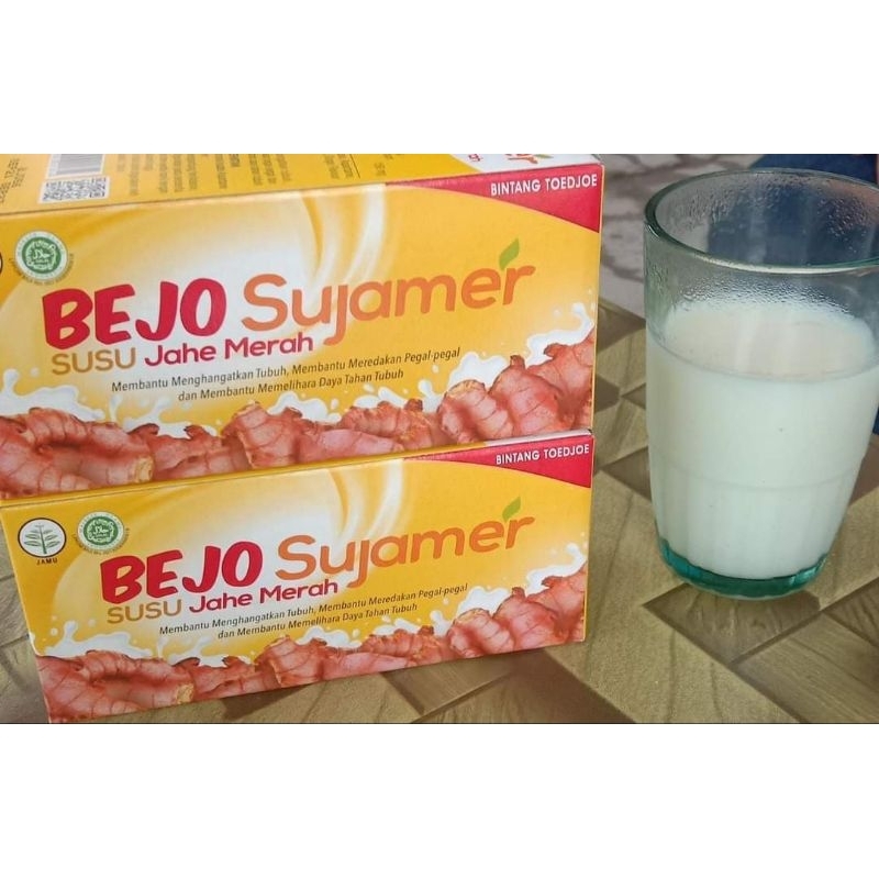 Jual Susu Jahe Merah Bejo Sujamer Pack Pack Isi Sachet