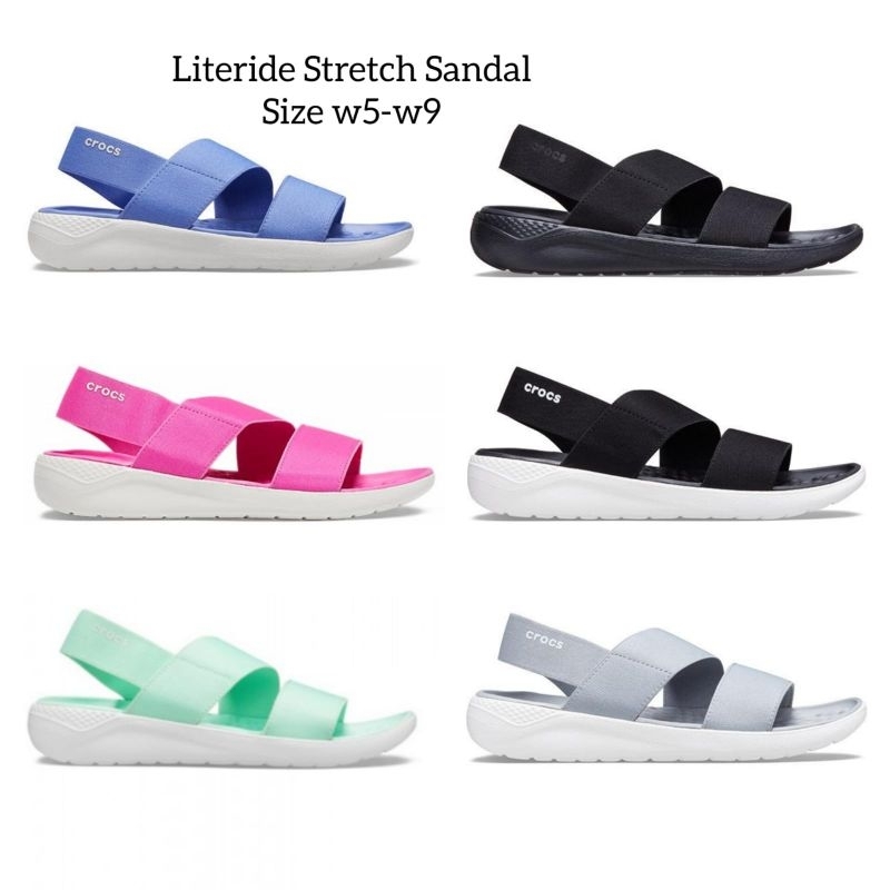 Jual Crocs Literide sandal woman / Sandal crocs literide stretch ...