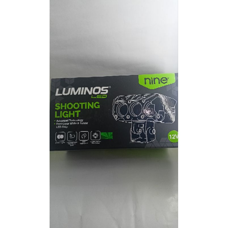 Jual lampu led tembak sorot ori luminos Q9 projector laser 2 warna ...