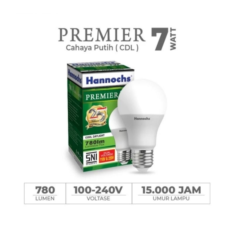 Jual Lampu Hannochs Led Premier 7 Watt | Shopee Indonesia