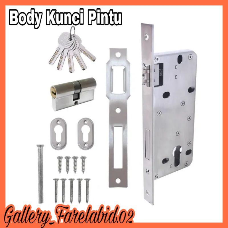 Jual Body Kunci Bodi Pelor Kunci Pintu Depan Pintu Kamar Dapur Garasi Pagar Kayu Shopee Indonesia