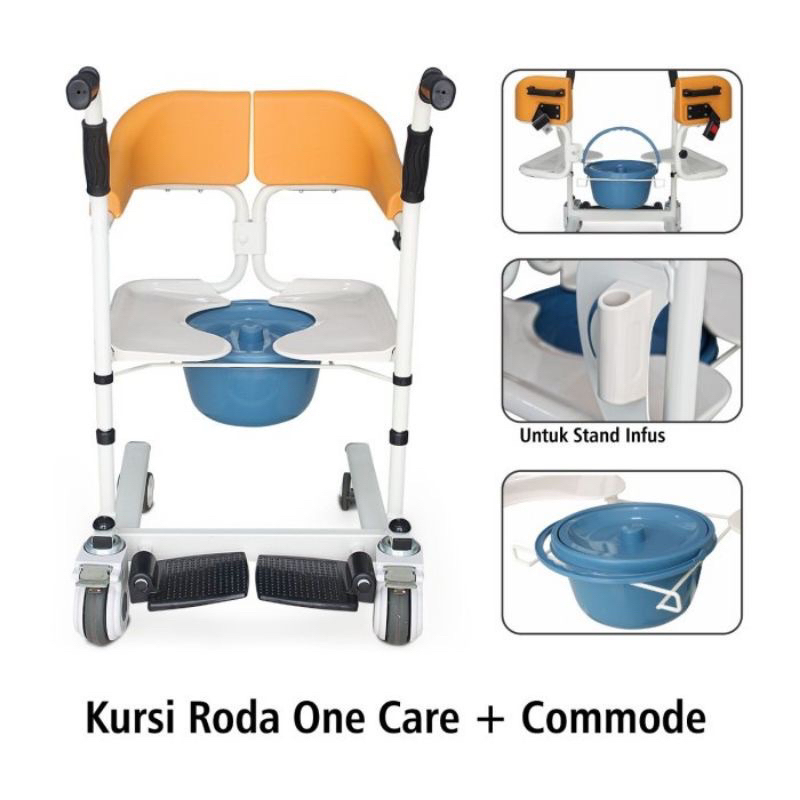 Jual Onemed Alk Kursi Roda Transfer One Care Plus Commode Shopee Indonesia