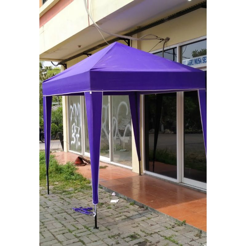 Jual Tenda Cafe Full Set Ukuran 2x2 Sistem Bongkar Pasang Waterproof