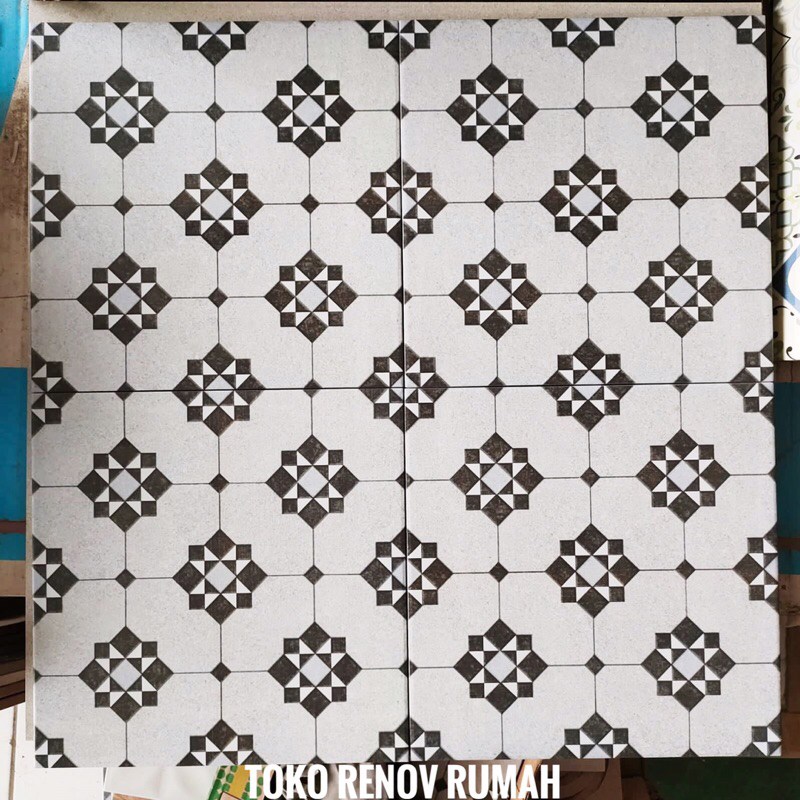 Jual keramik lantai 30x30 motif batik (kasar)/ keramik lantai kamar