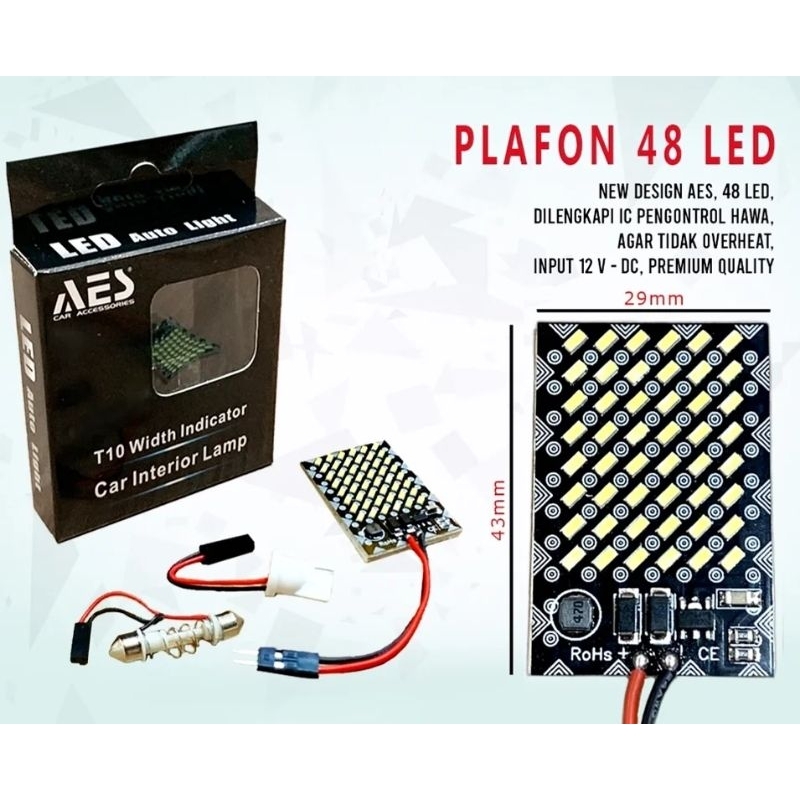 Jual Led Plafon Super White Titik Lampu Kabin Mobil Lampu Interior