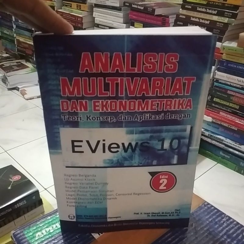 Jual Analisis Multivariat Dan Ekonometrika Eviews 10 Edisi 2 Imam