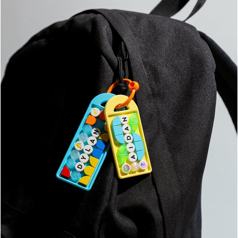 Jual Bagtag Bag Tag LEG0 DOTS kreasi custom nama pribadi untuk Bag ...