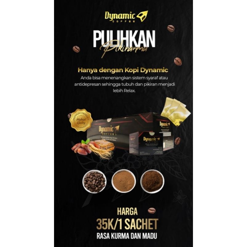 Jual Kopi Dynamic Coffee Resmi Sachet | Shopee Indonesia