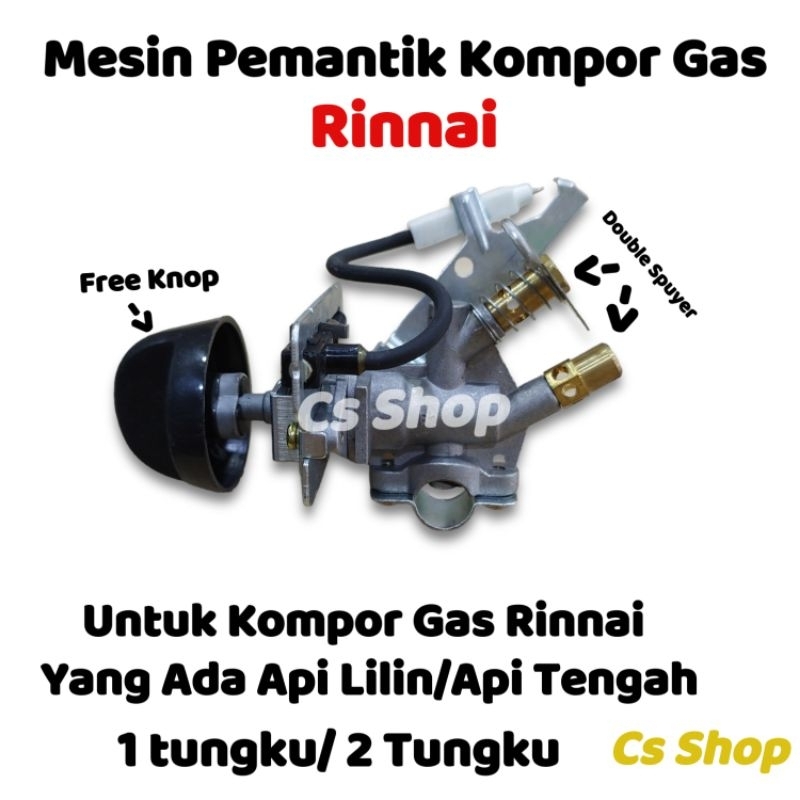 Jual Mesin Pemantik Kompor Gas Double Original Ada Api Lilin/Pemantik ...