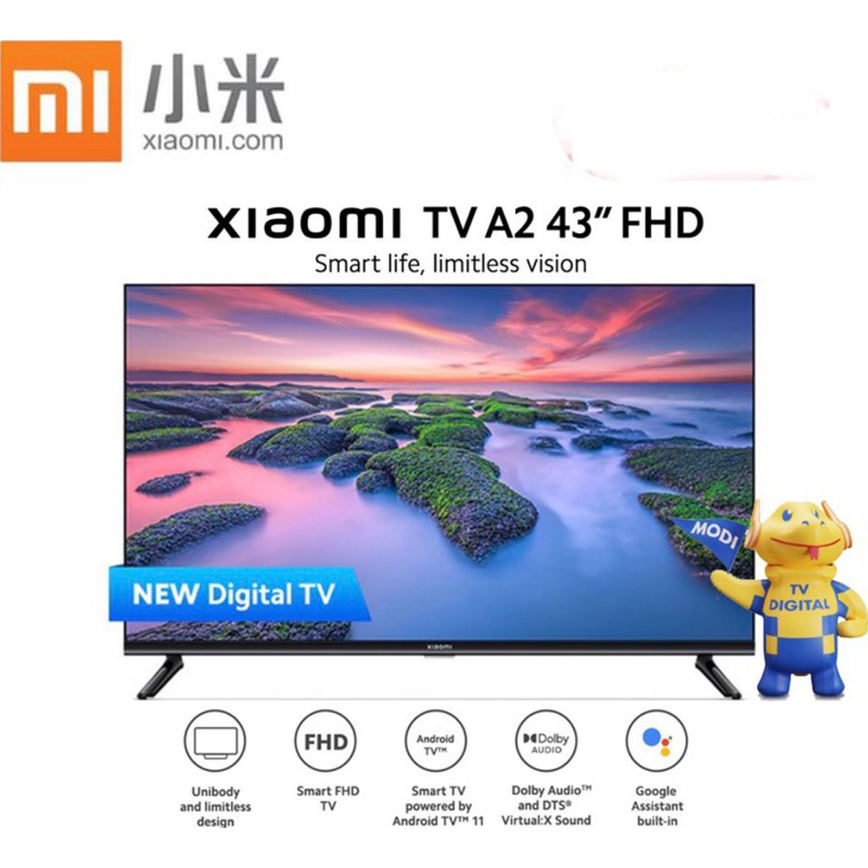 Jual XIAOMI Mi 32 TV A2 FHD Smart Android Digital TV L43M7-EAID dan ...