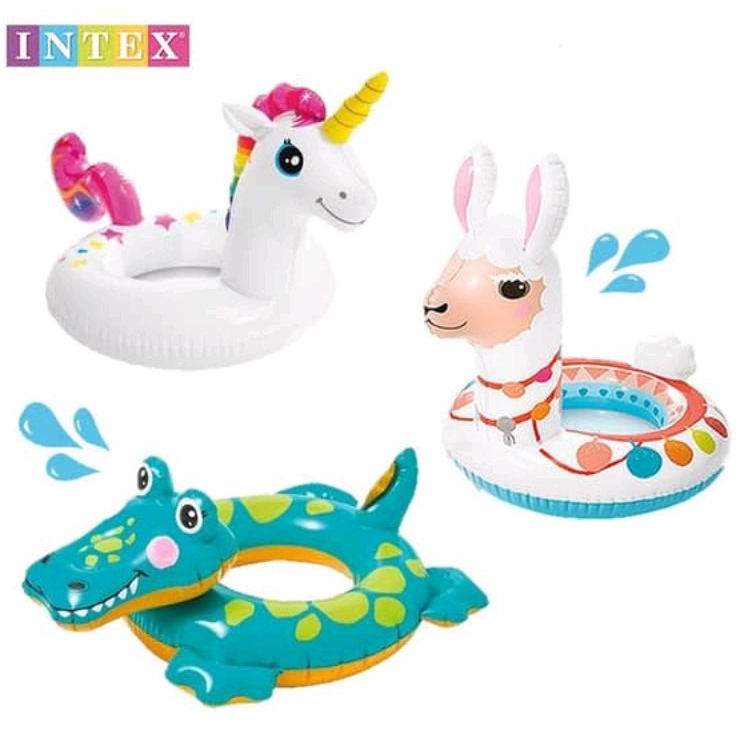 Jual INTEX Ban Pelampung Renang Anak Karakter Unicorn Pony Alpaca Lama ...