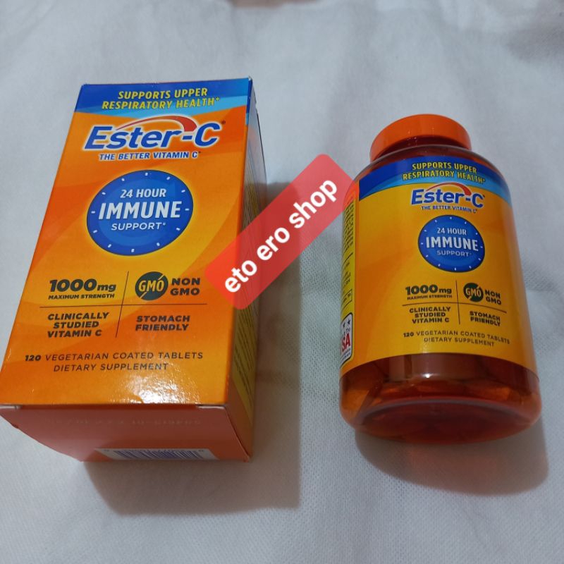 Jual EsterC 1000mg 24 hour immune support 120 tablets Vitamin ester c