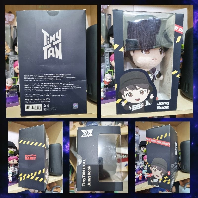 Jual Tinytan Plush Standing Doll JUNGKOOK JK Mic Drop Bucket Hat