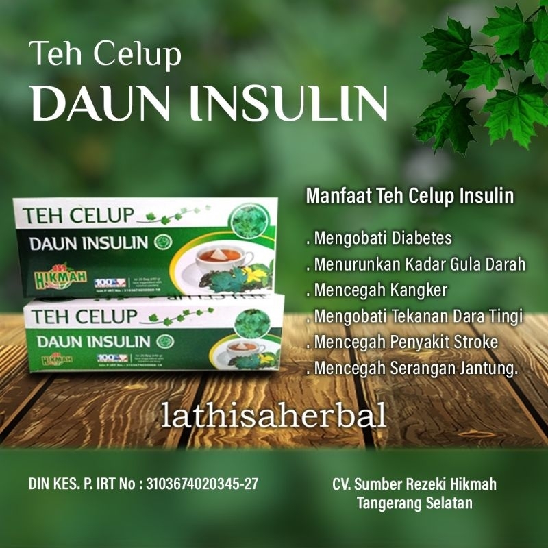 Jual Teh Celup Diabetes Daun Insulin Shopee Indonesia