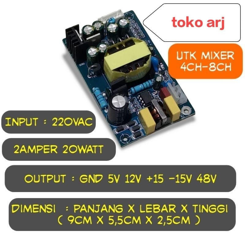 Alimentatore Pulse PEL00395 Per Mixer Pro Elec MLX402 E MMX401 – 12V 500mA, UK Plug, Nuovo