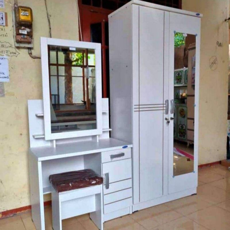 Jual Set Lemari Meja Rias Sliding Termurah Lemari Dan Meja Rias