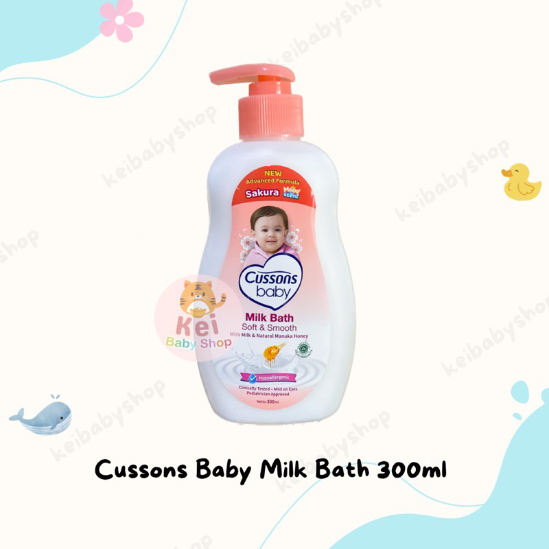 Jual Cussons Baby Milk Bath Soft & Smooth 300ml - Sabun Mandi Bayi ...