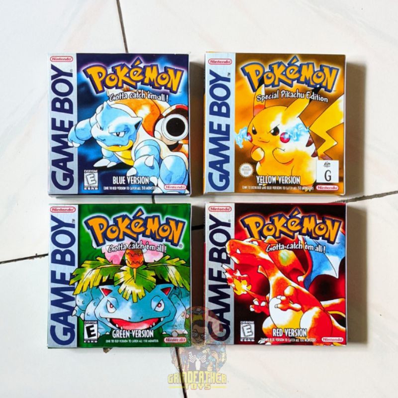 Notice pokémon bleu/rouge FRA nintendo gameboy - Jeux vidéo
