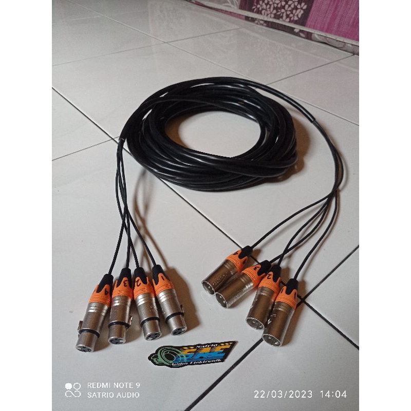 Jual KABEL SNAKE MAKITA ISI 4 PANJANG 25 METER LENGKAP DENGAN JEK XLR ...