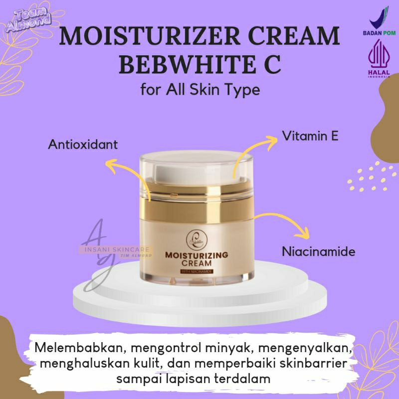 Jual MOISTURIZER NIACINAMIDE BEBWHITE C BBC Untuk Semua Jenis Kulit ...