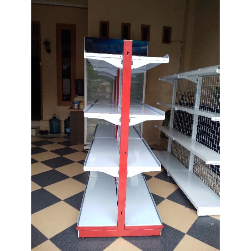 Jual Rak Minimarket Double Tinggi 150cm | Shopee Indonesia