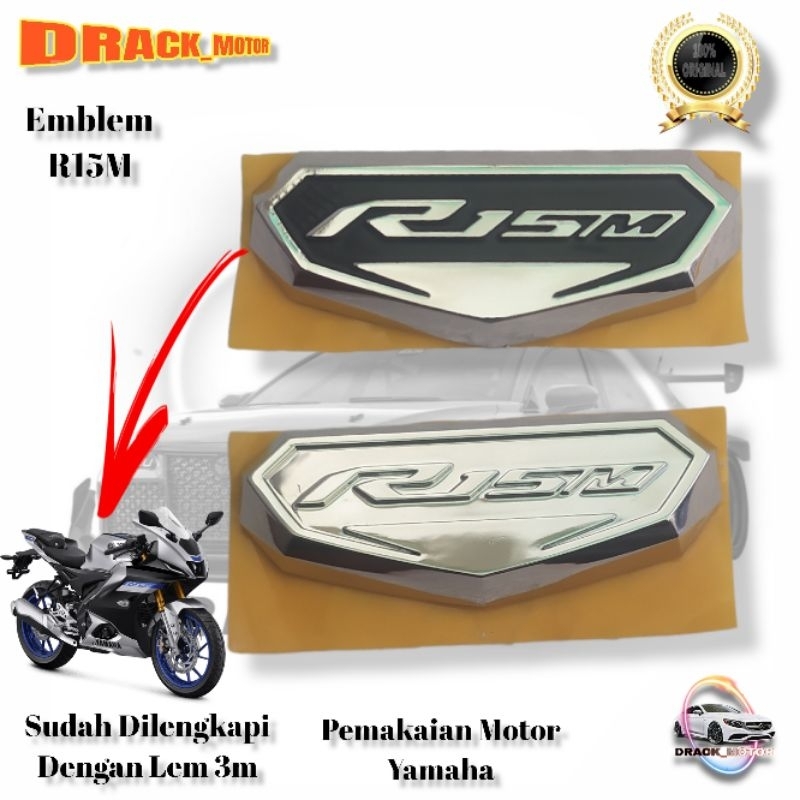 Jual EMBLEM R15M ORIGINAL YAMAHA GENUINE PARTS | Shopee Indonesia