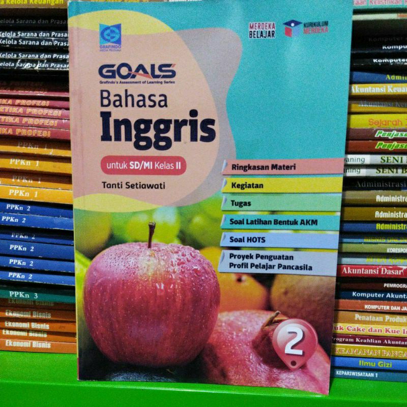 Jual BUKU KURIKULUM MERDEKA BAHASA INGGRIS UNTUK SD KELAS 2 GRAFINDO ...