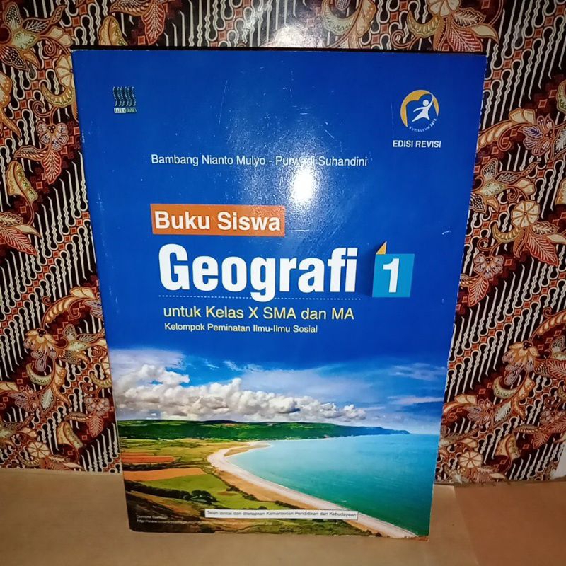 Jual Buku Siswa Geografi 1 SMA Dan MA Kelas 10 X Revisi | Shopee Indonesia