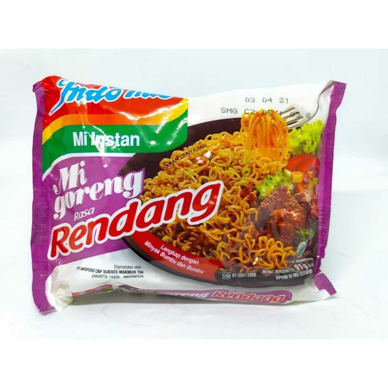 Jual Indomie Rendang x 3pcs - Sembako Jogja | Shopee Indonesia