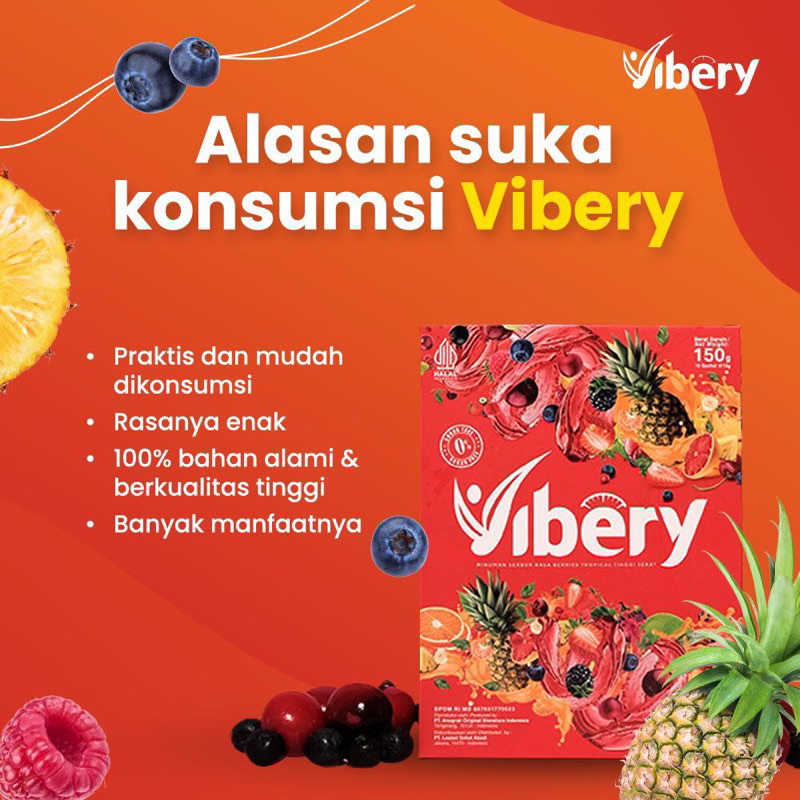 Jual PROMO BUNDLE 3 BOX VIBERY FIBER DRINK ZERO SUGAR BPOM