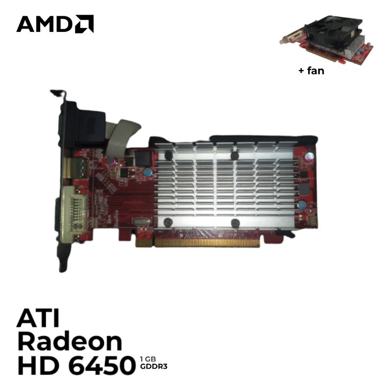 Jual Vga Amd Ati Radeon Hd 6450 1gb Gddr5 64 Bit Shopee Indonesia 3396